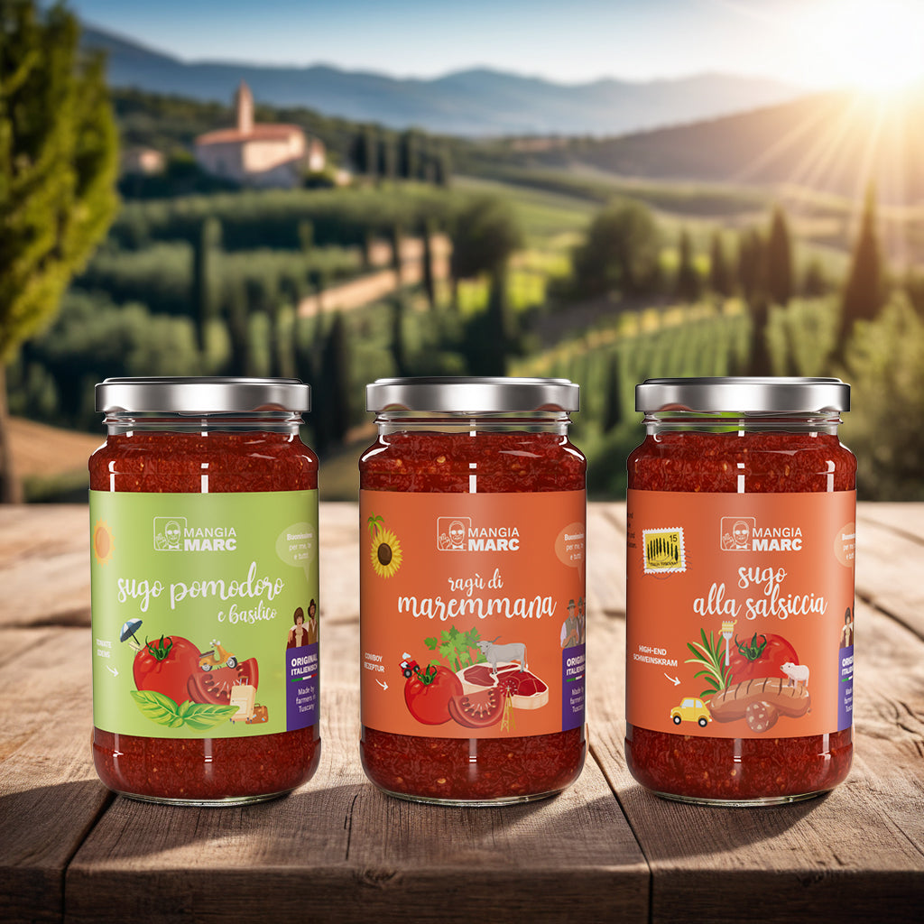 Bella Italia genießen mit italienischen Pasta-Soßen für zuhause