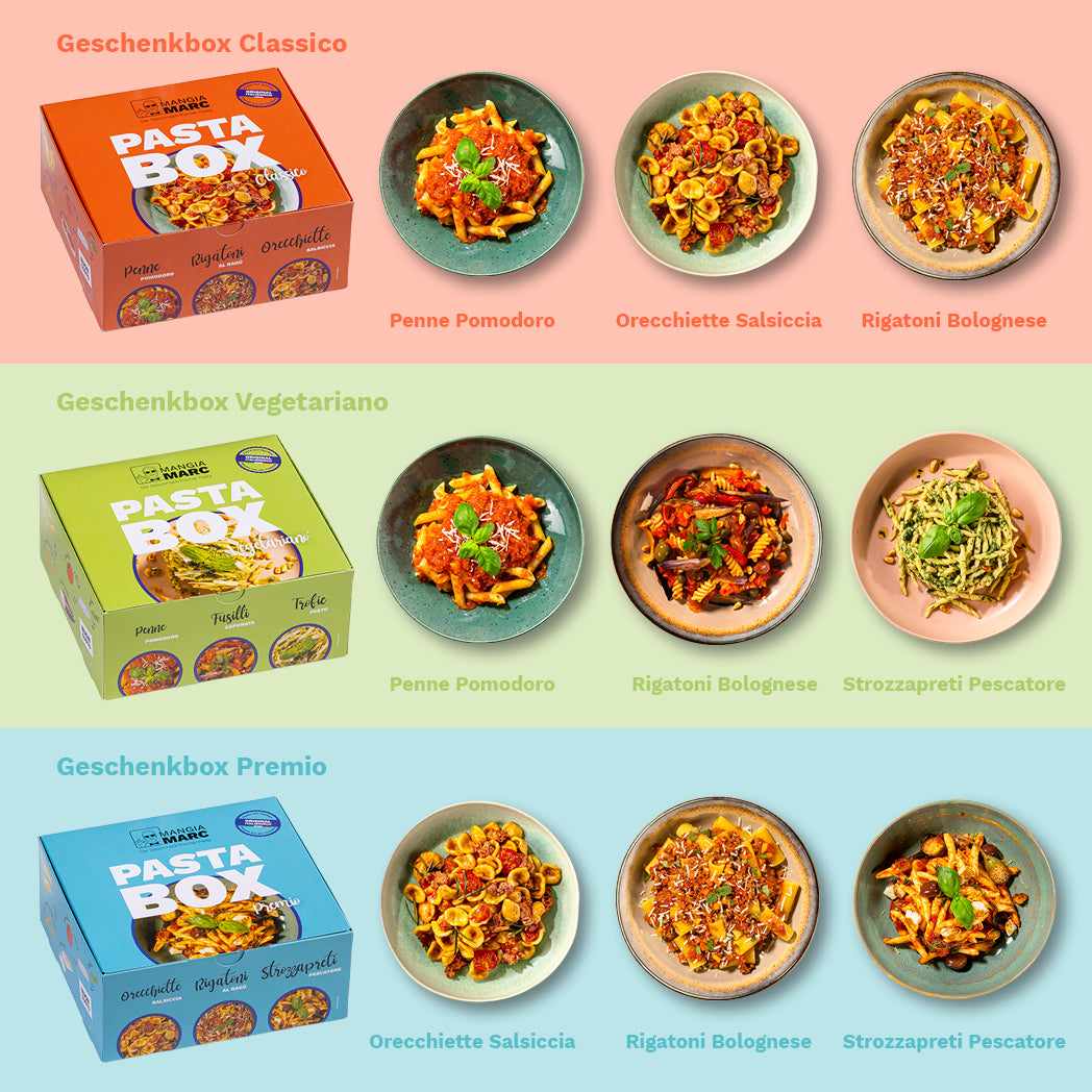 🎁 Wähle deine Pastabox 🎁