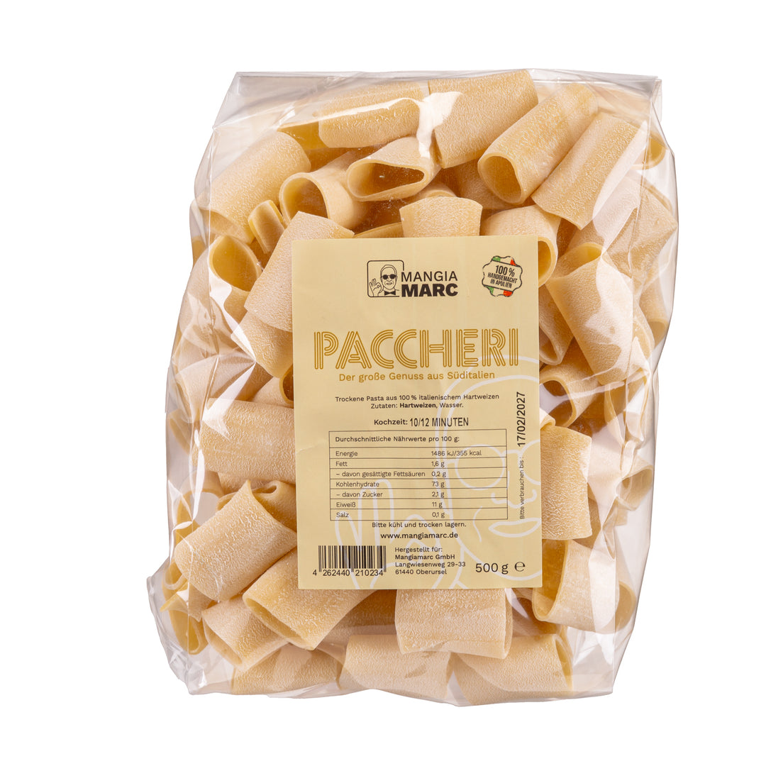 Paccheri I Handgemachte Pasta I 500g