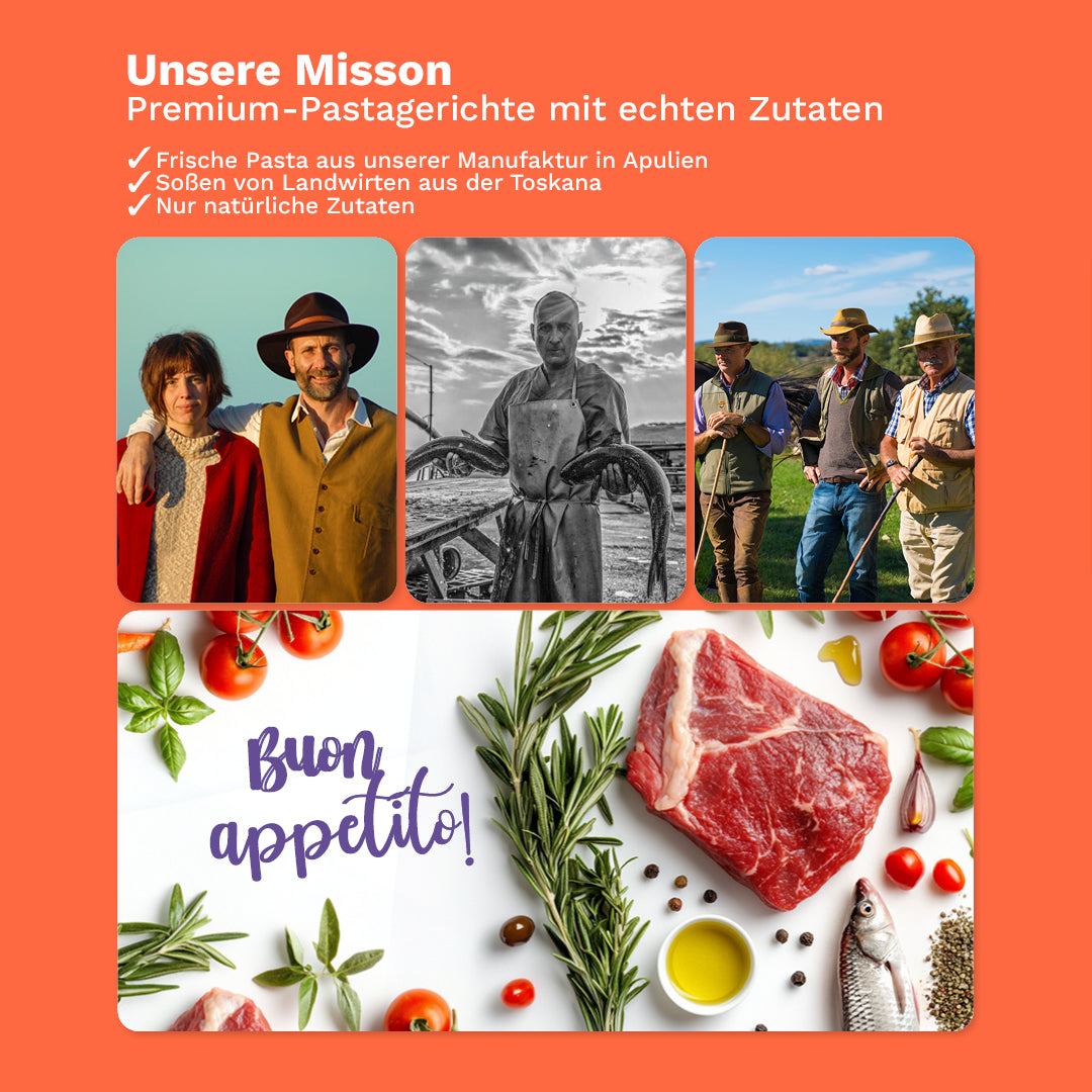 Mission Premium Nudelgerichte in kurzer Zeit.