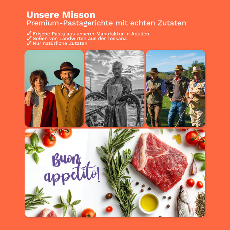 Mission Premium Nudelgerichte in kurzer Zeit.