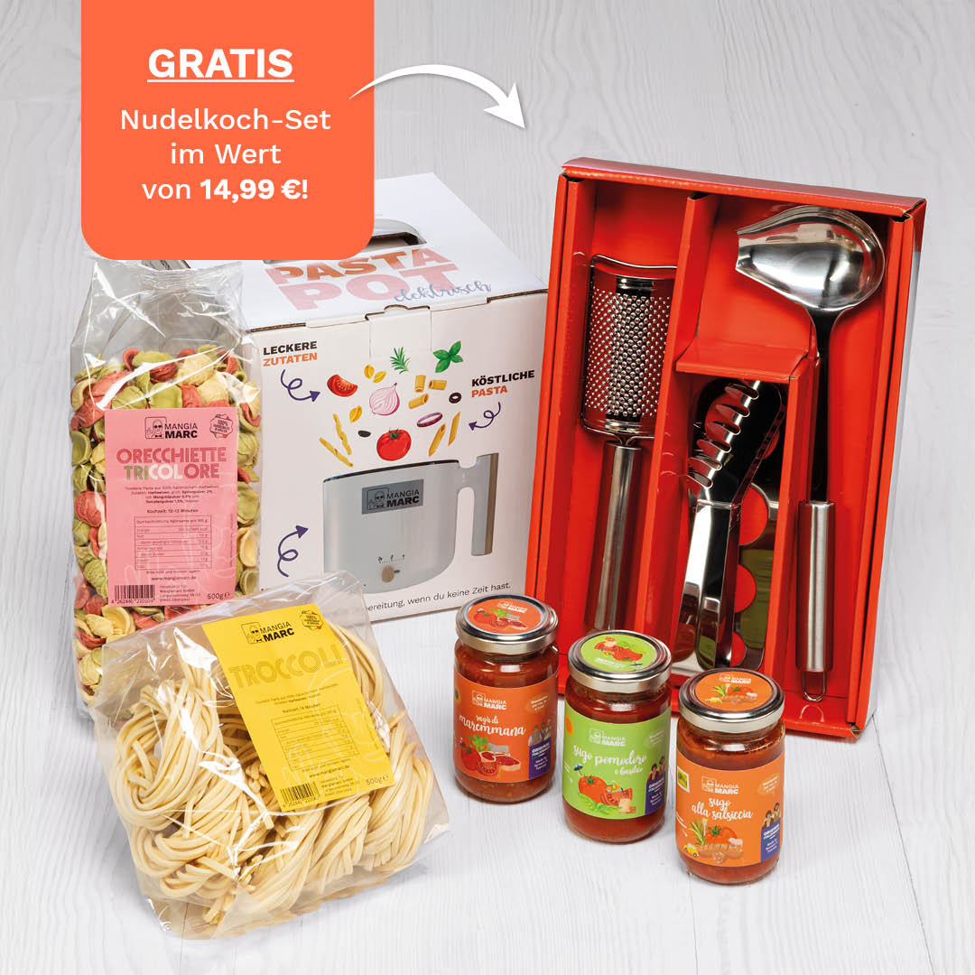 💥Pasta Geschenkkorb mit GRATIS Nudelkoch-Set💥