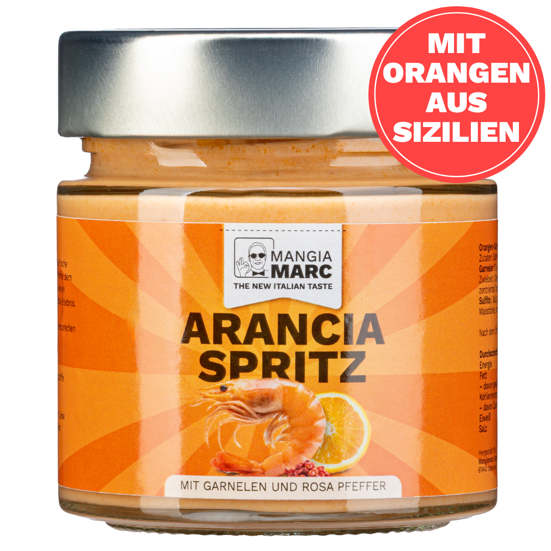 Arancia Spritz Soße I Mit Garnelen & Rosa Pfeffer I 180g