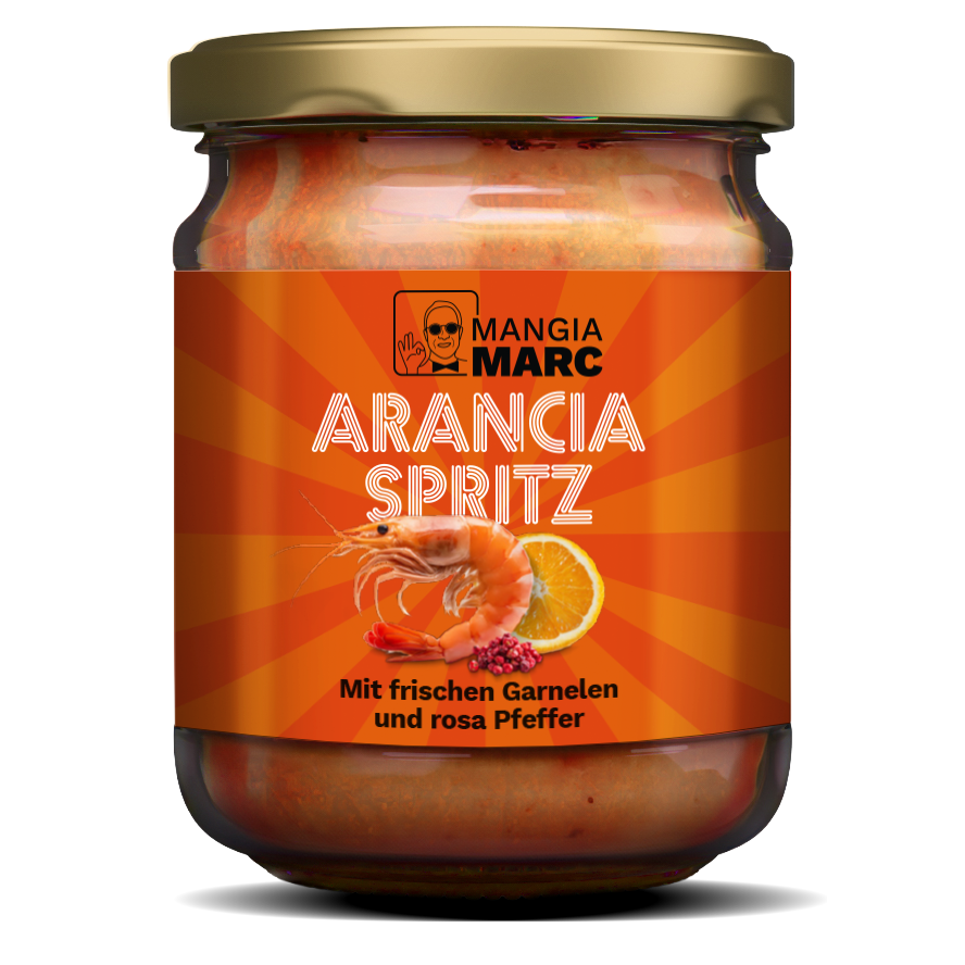 Arancia Spritz Soße I Mit Garnelen & Rosa Pfeffer I 180g