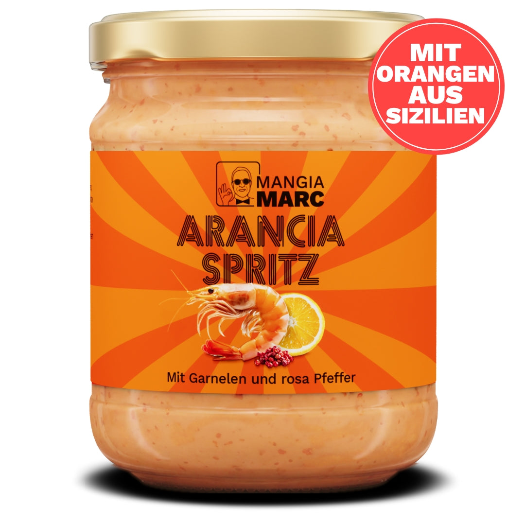 Arancia Spritz Soße I Mit Garnelen & Rosa Pfeffer I 180g