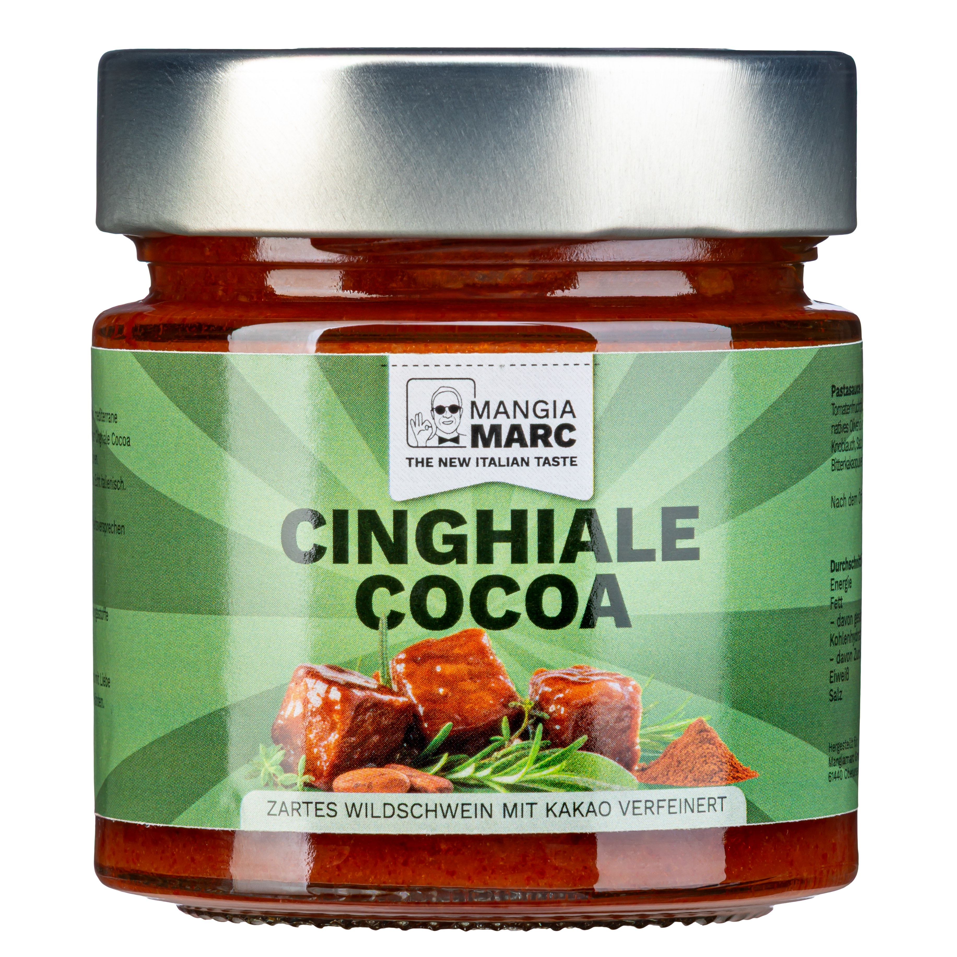 MangiaMarc Wildschwein Ragu für Pasta 200g im Glas.