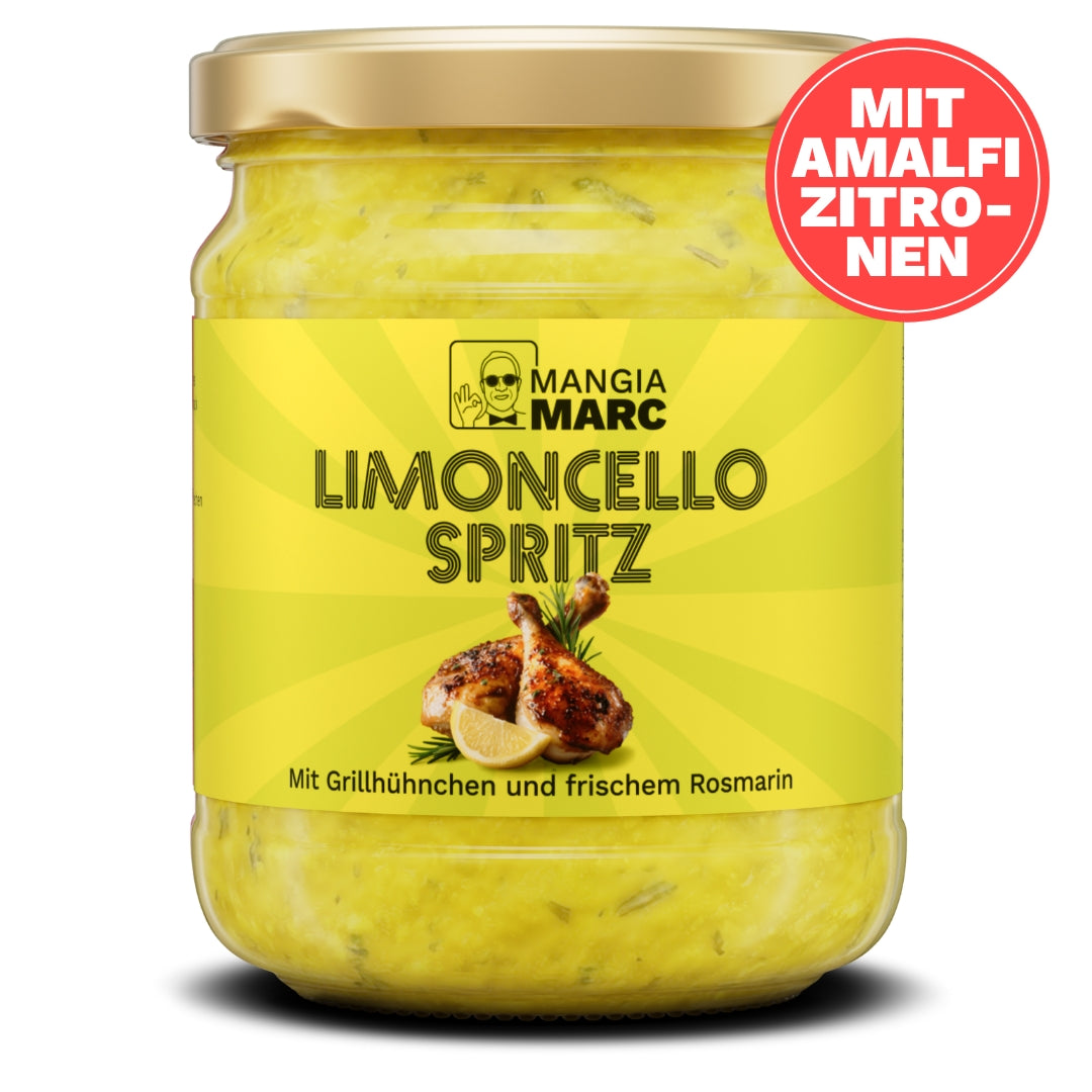 Limoncello Spritz Soße I Mit Grillhühnchen & Rosmarin I 180g