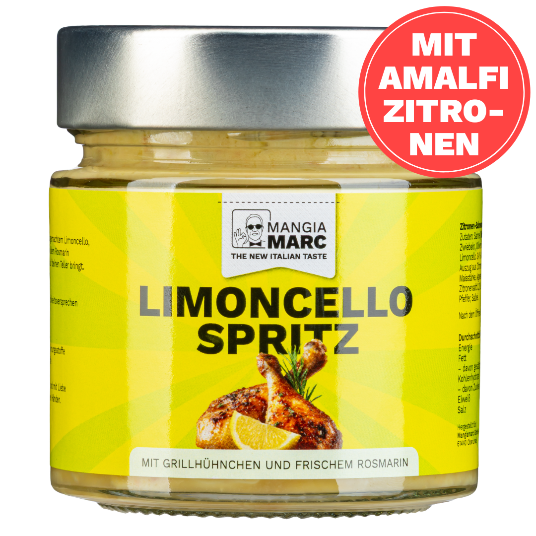 Limoncello Spritz Soße I Mit Grillhühnchen & Rosmarin I 200g