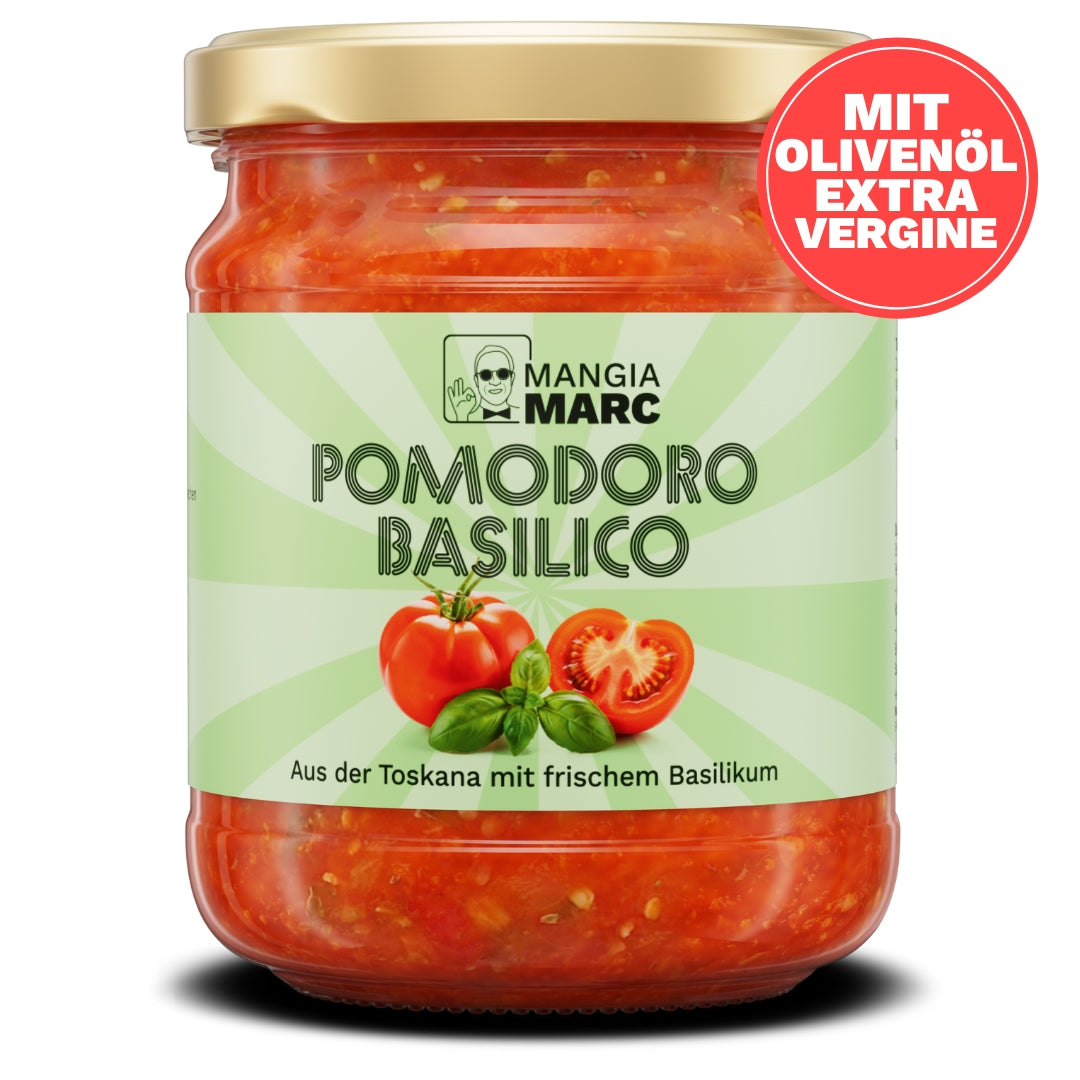Pomodoro e Basilico I Tomatensoße mit Basilikum I 180g