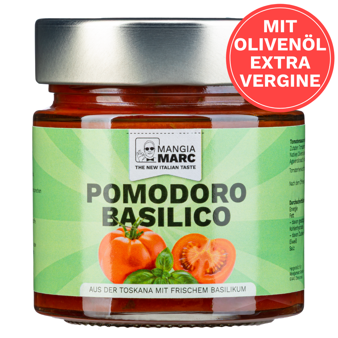 Pomodoro e Basilico I Tomatensoße mit Basilikum I 180g