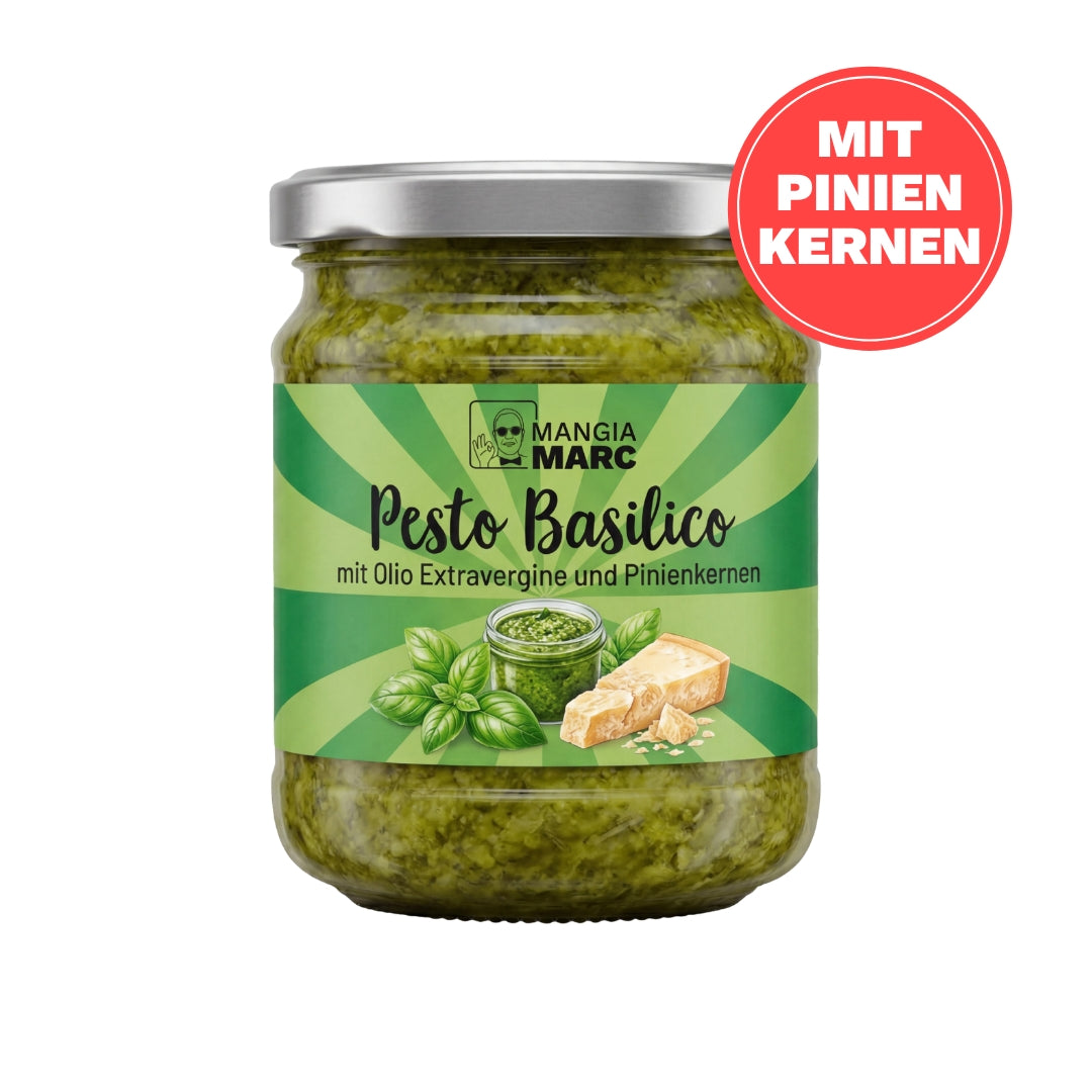 Original Basilikum-Pesto I Pesto Genovese ohne Knoblauch I 100g