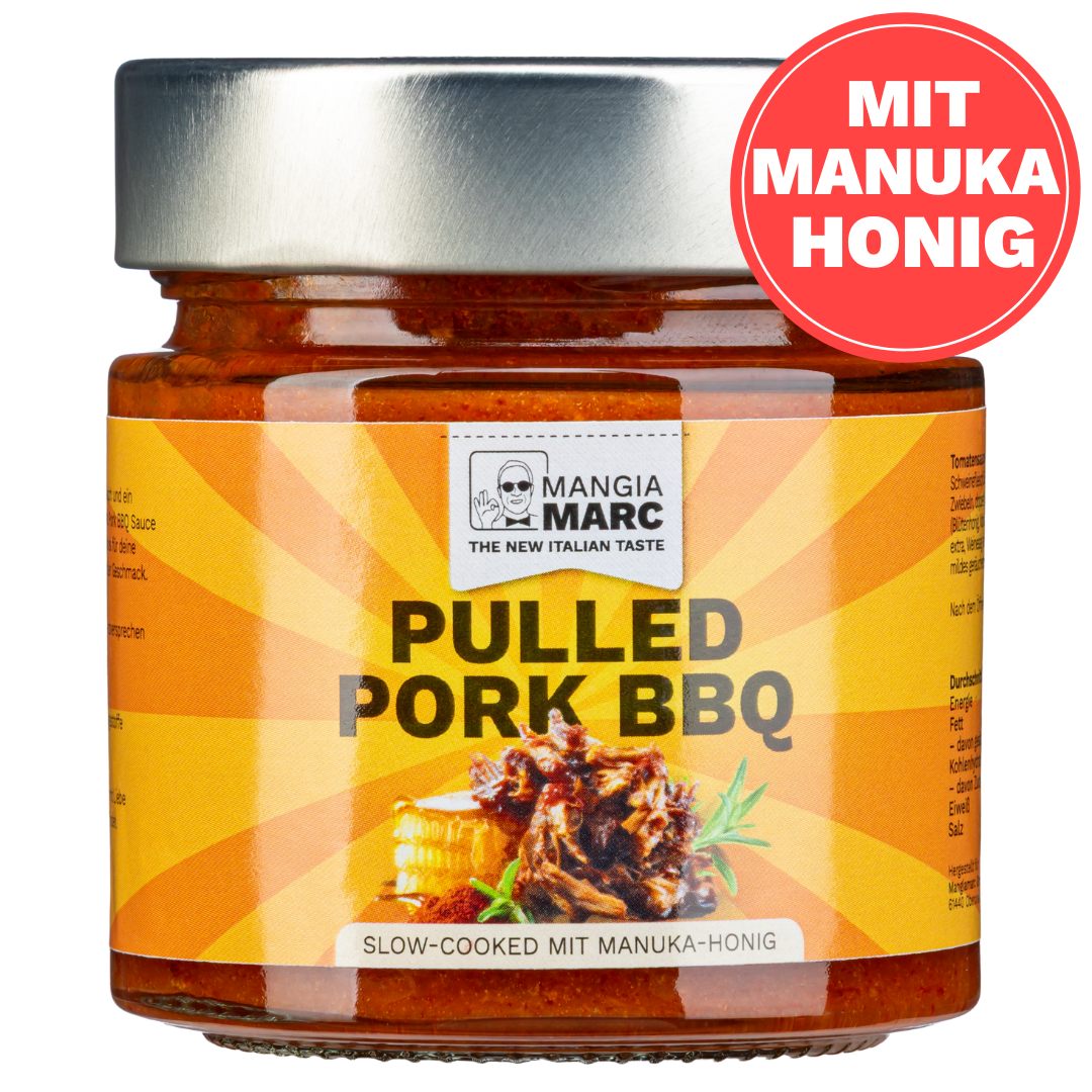 Pulled Pork BBQ I Mit Manuka-Honig I 180g