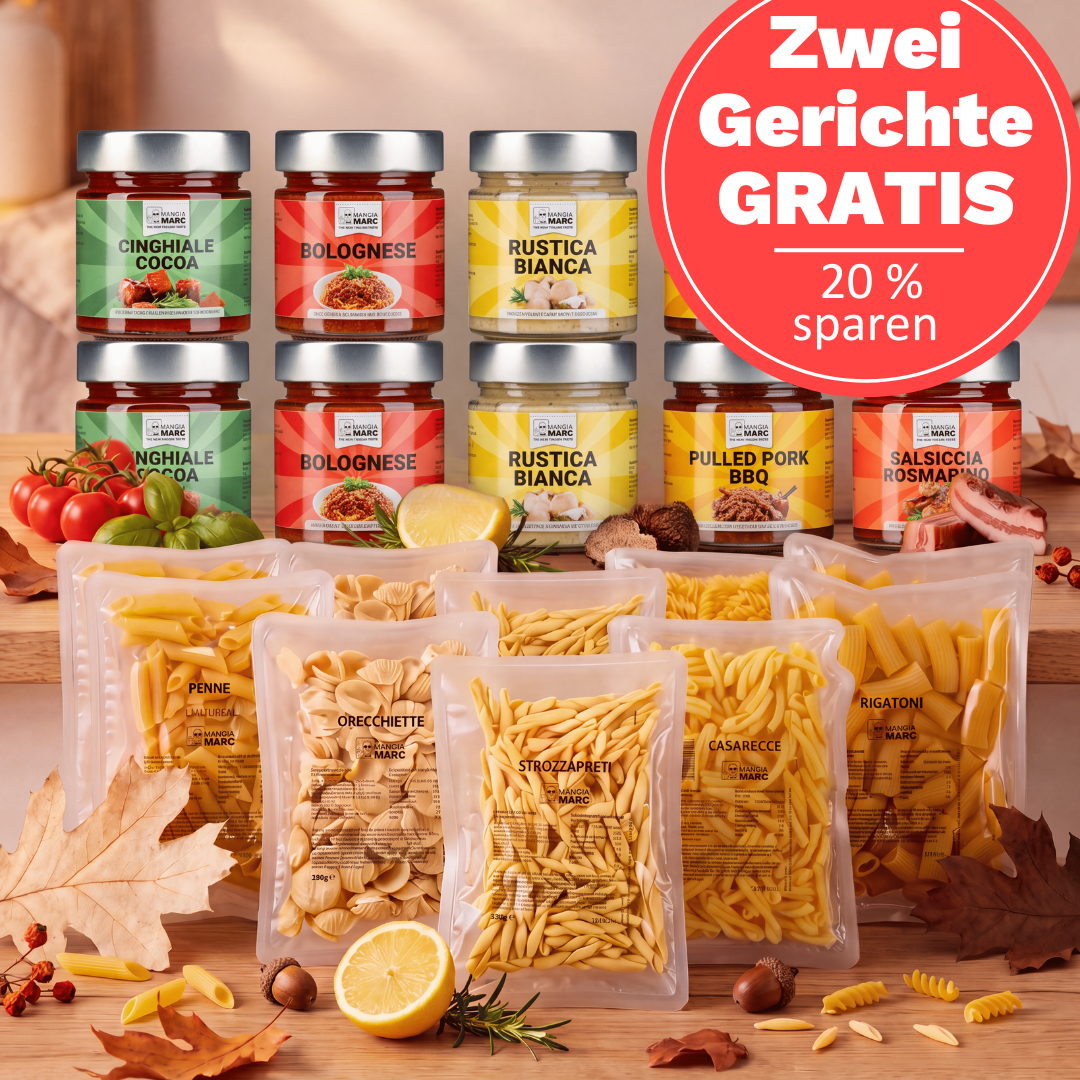 Dein Pastaset für den Herbst mit 10 herzhaften Pastagerichten