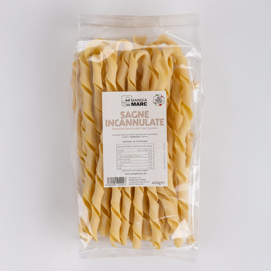 Sagne Incannulate - Handgemachte Pasta