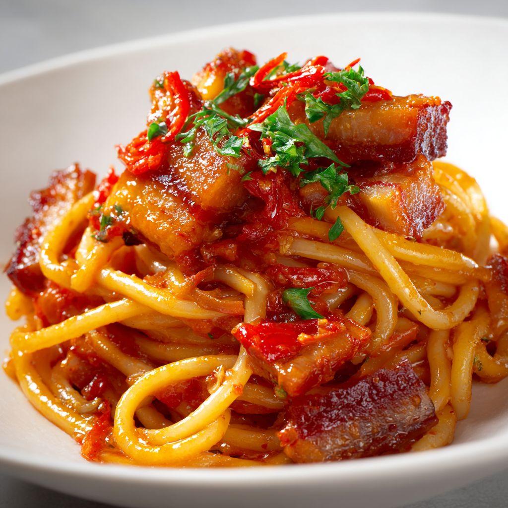 Amatriciana I Mit Speck & Schmorzwiebeln I 180g